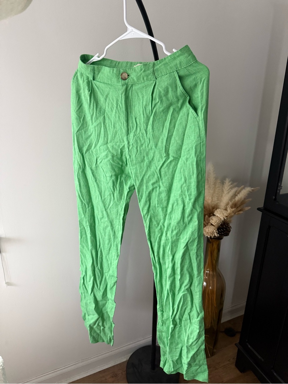 Pull&Bear Bright Green Chino Pants